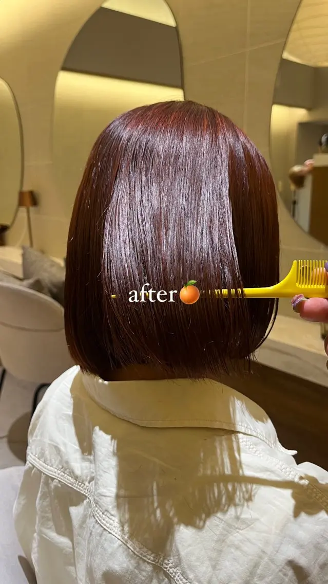 ミディアム カラー ブリーチモデル募集中 /表参道/うららのヘアスタイル
