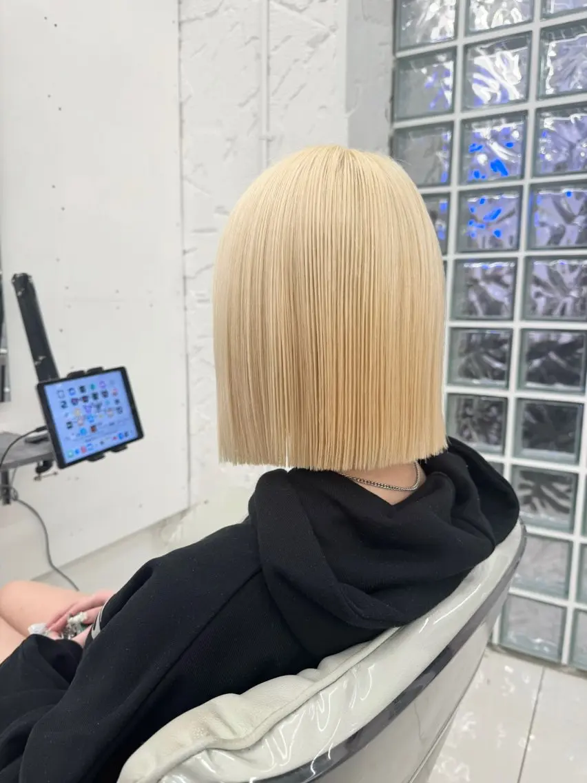 ミディアム カット ヘアカラー トリートメント 家田 竜のヘアスタイル