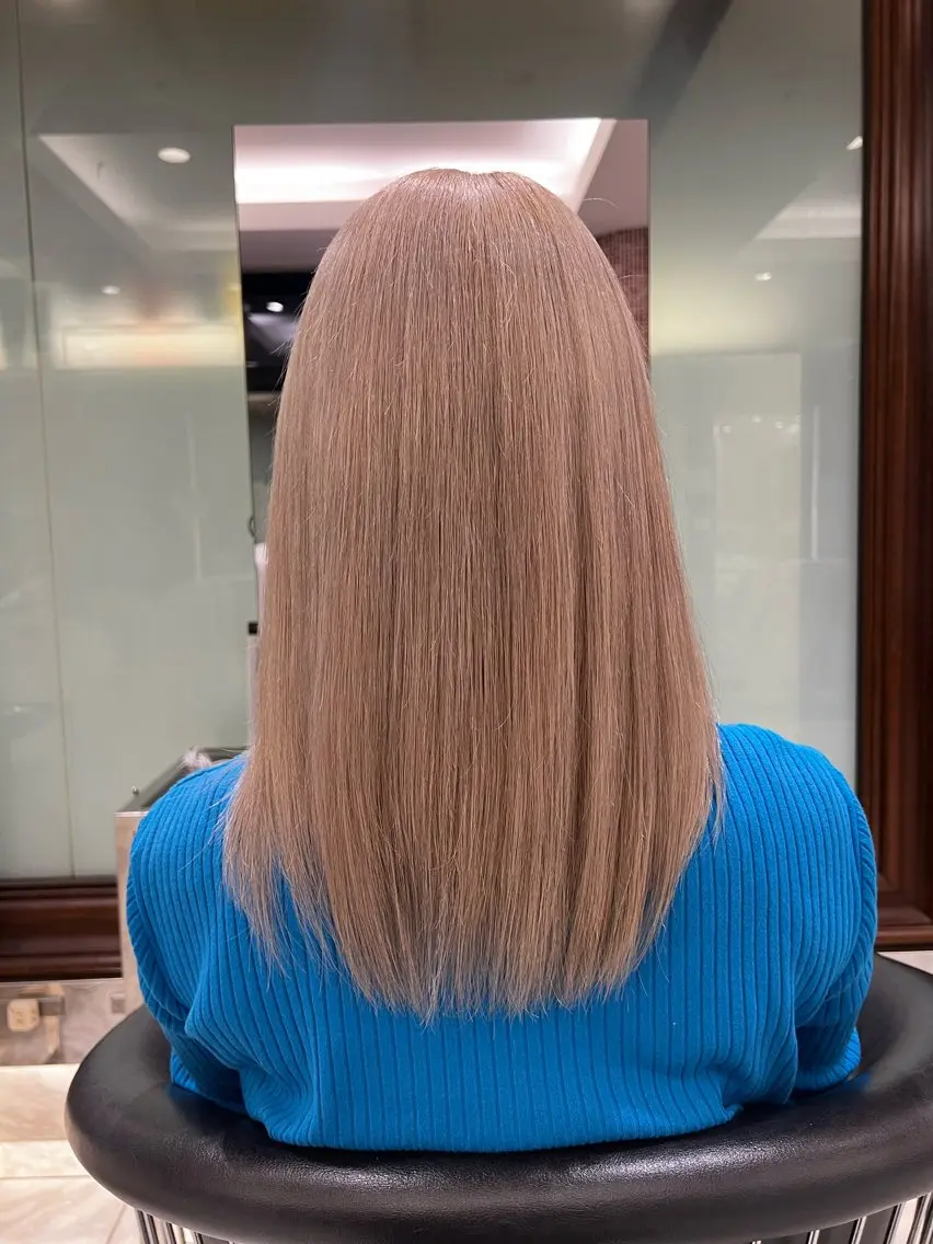 ミディアム カラー ヘアカラー ハイトーン特化🫧 Yuseiのヘアスタイル
