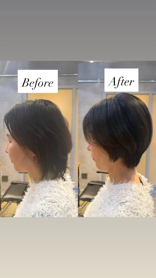 ショート ショートヘア /ふじたのヘアスタイル