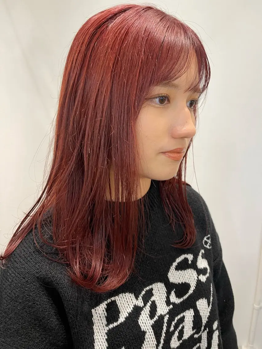 セミロング カラー Terve.野崎 真里奈のヘアスタイル