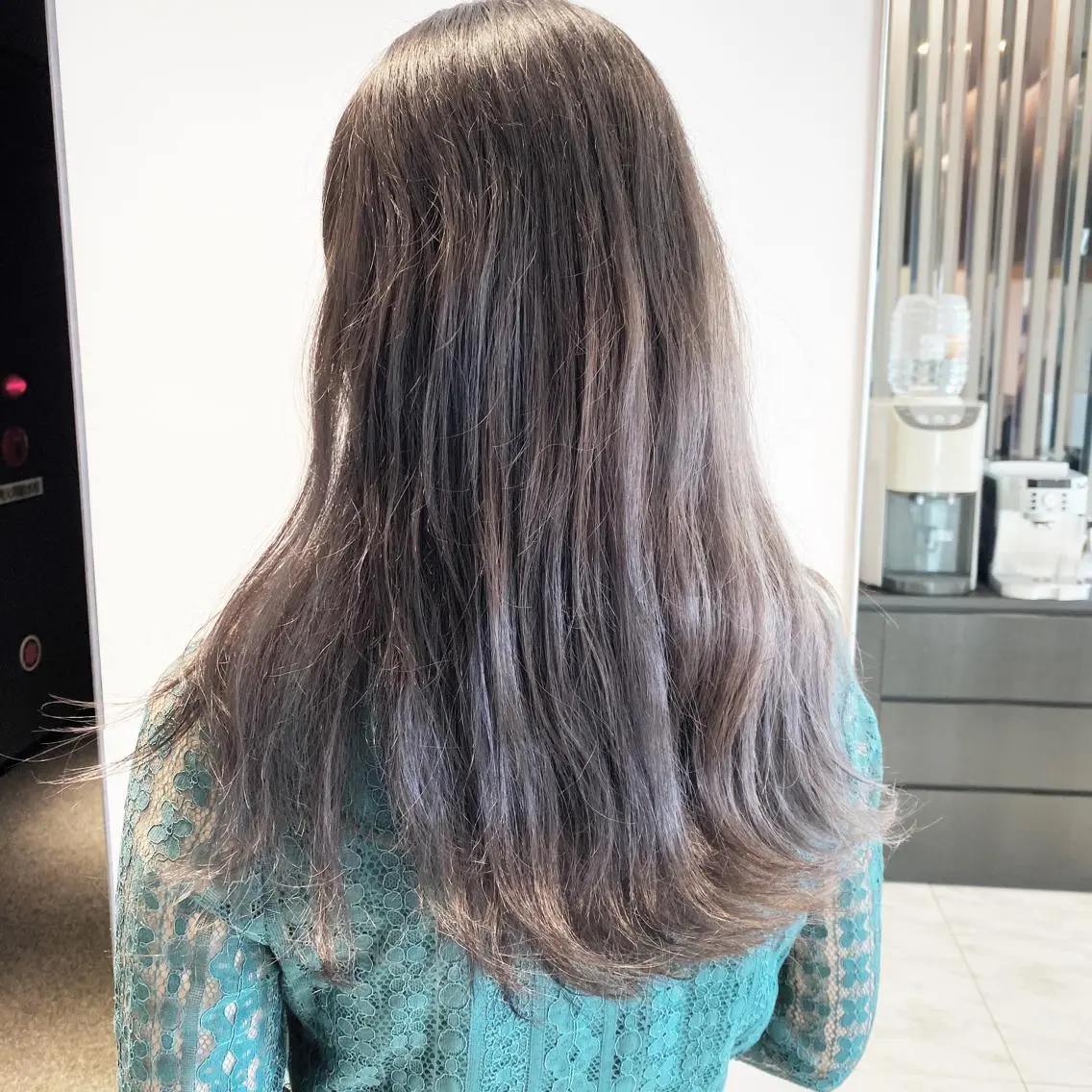 セミロング カラー グレージュ インナーカラー/レイ ヤーカット♡/マキシのヘアスタイル