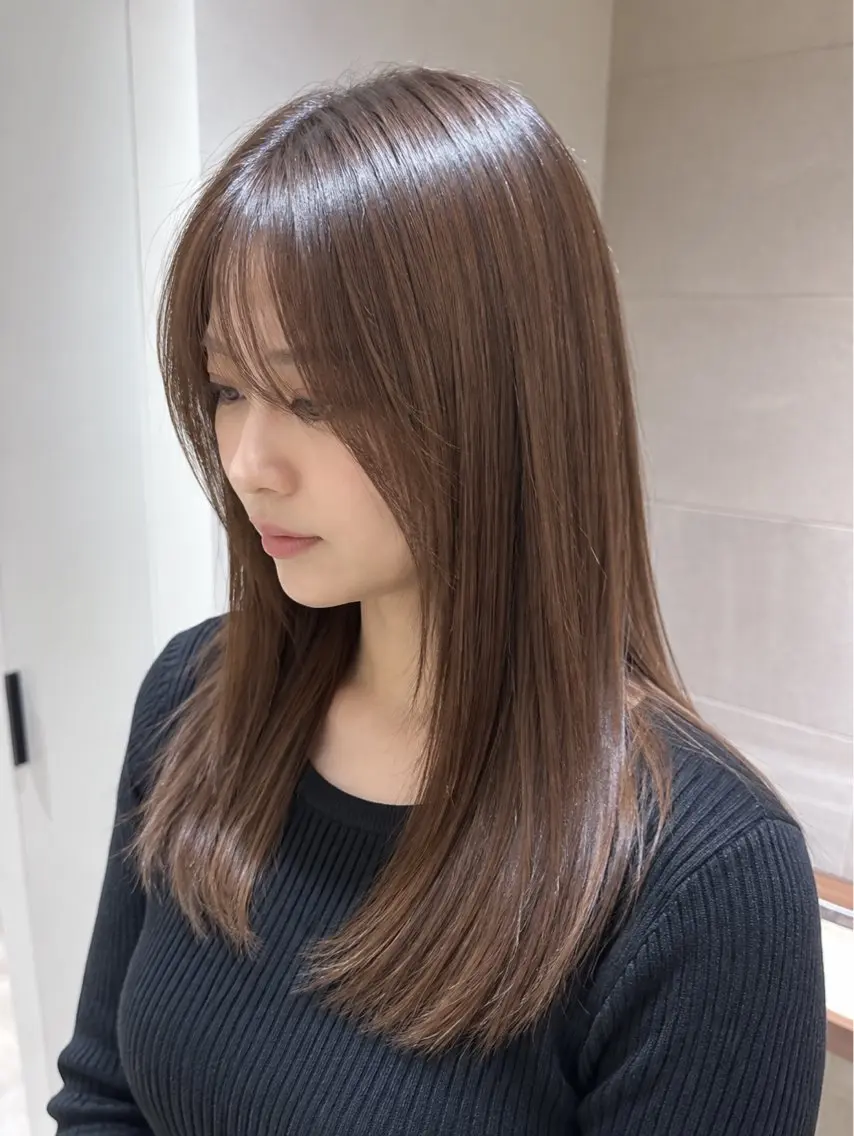 セミロング カットモデル募集✨ 巣鴨駅3分🎈中島のヘアスタイル