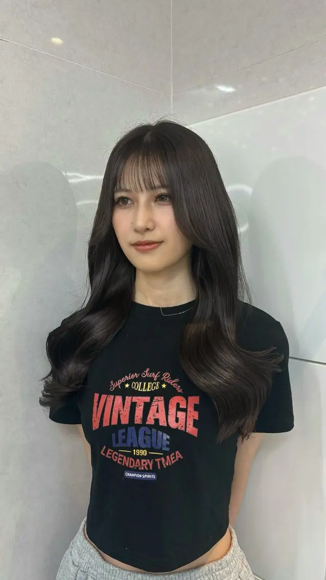 ロング カット ヘアカラー 【ALEAP】 coconaのヘアスタイル