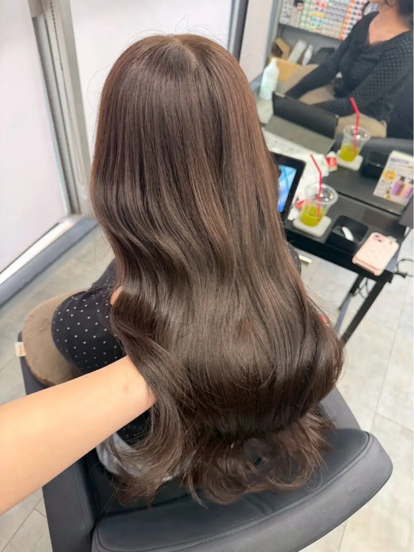 カラー りこ / 透明感カラー🎀🫧のヘアスタイル