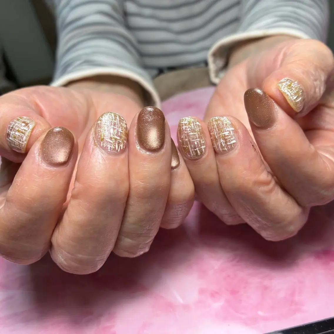 ショート ハンドネイル hs nail salonのネイルデザイン