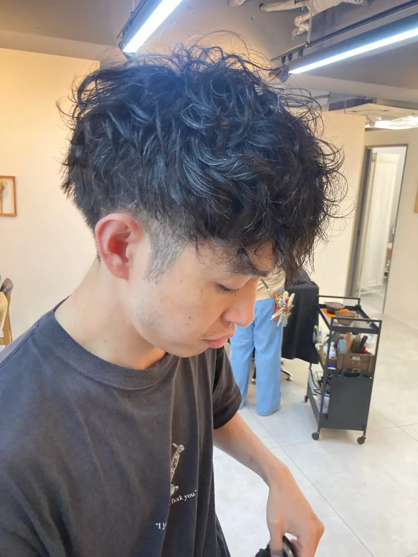メンズ メンズパーマ 三浦 寛都のヘアスタイル