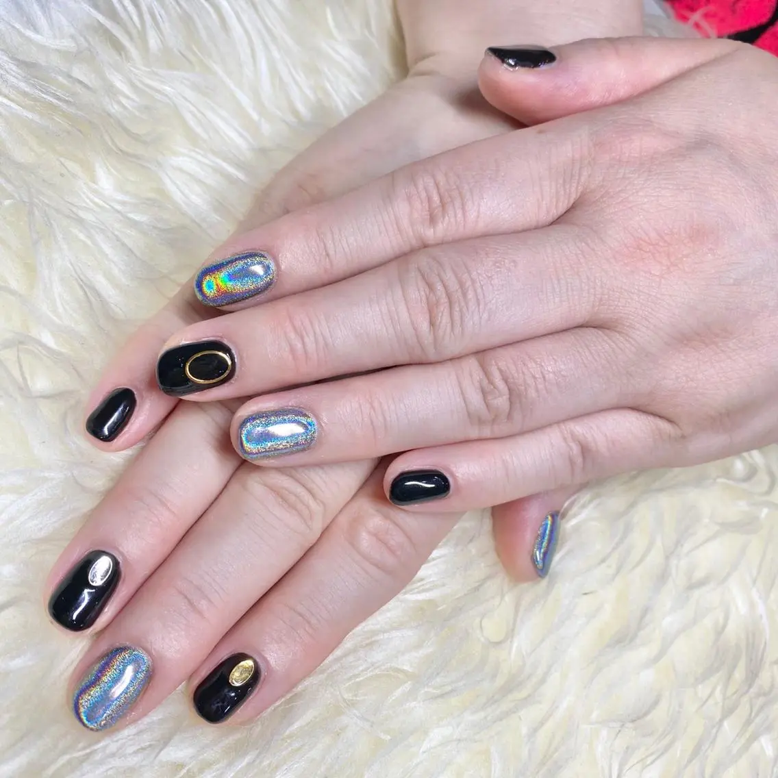 ネイル ミラーネイル ハンドネイル Nail&eye Belire 新宿のネイルデザイン