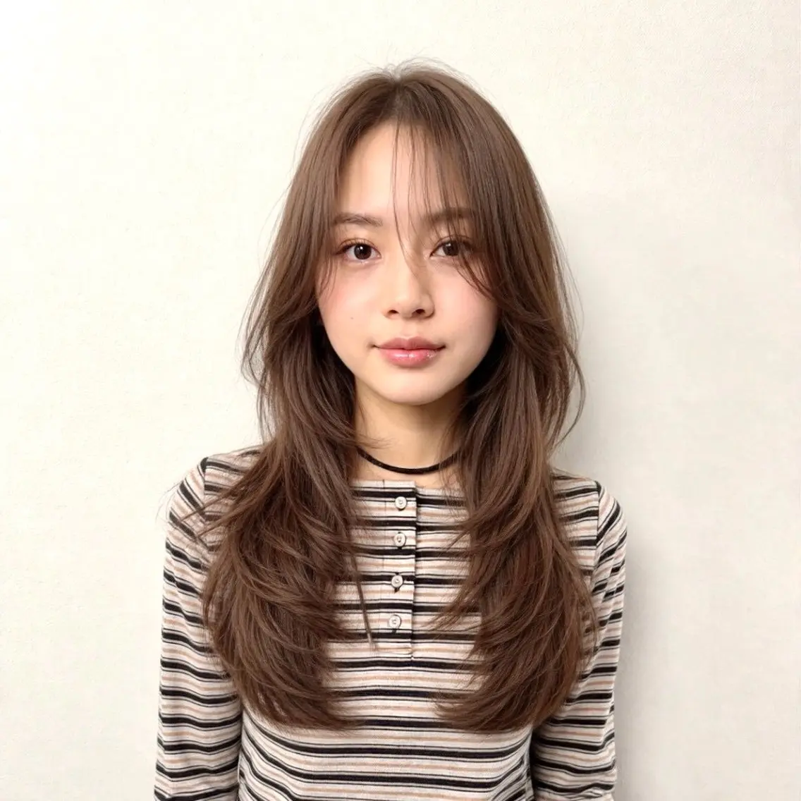 ロング レイヤーカット ロング 似合わせカット カット ヘアカラー 骨格診断🌸/ 似合わせヘア/ゆうきのヘアスタイル