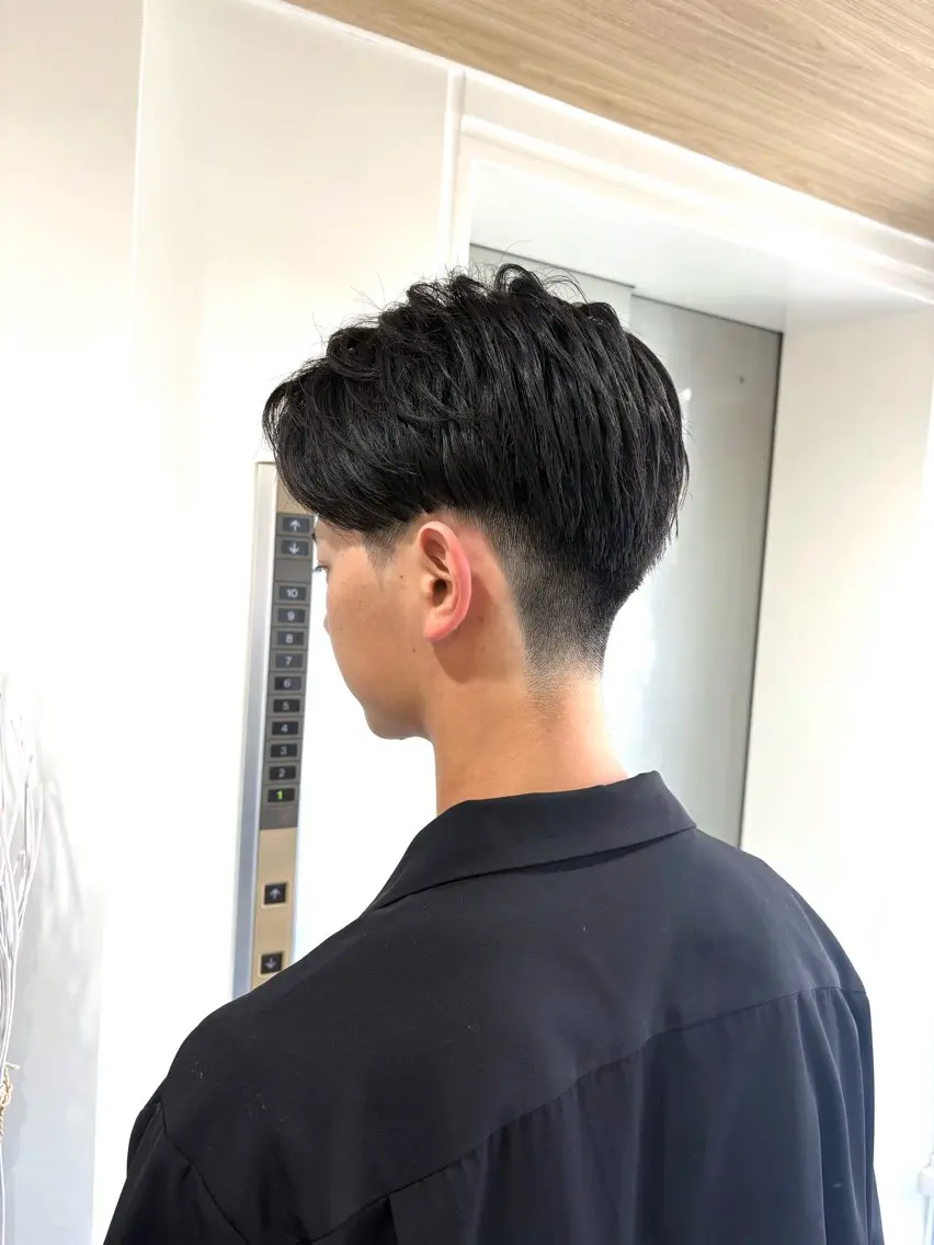メンズ センターパート メンズショート カット 学生指名率No.1 YUTOのヘアスタイル