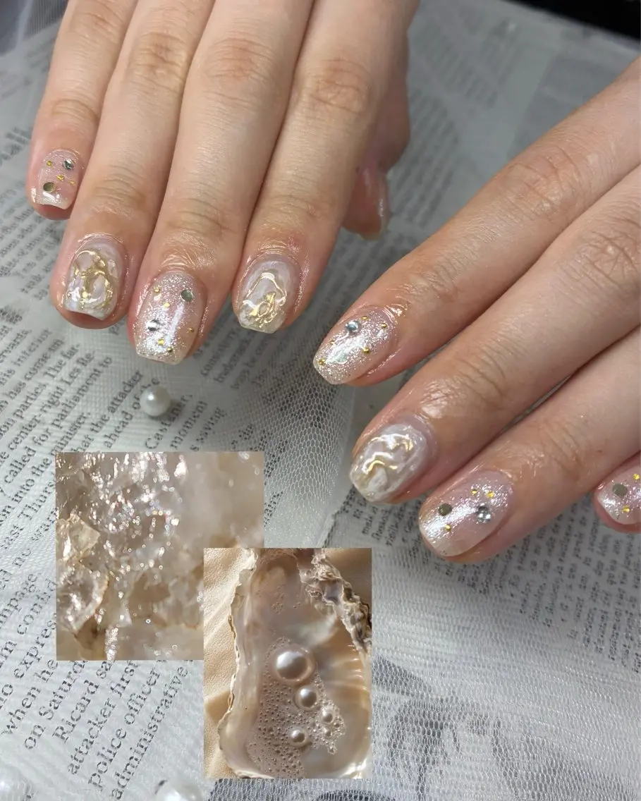 ネイル ニュアンスネイル shiki_nail 🪐のネイルデザイン