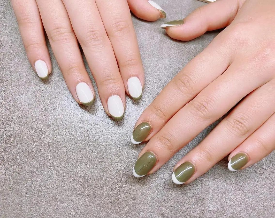 ネイル フレンチネイル ジェルネイル ハードジェル ロングネイル ニュアンスネイル Lilas Nailのネイルデザイン