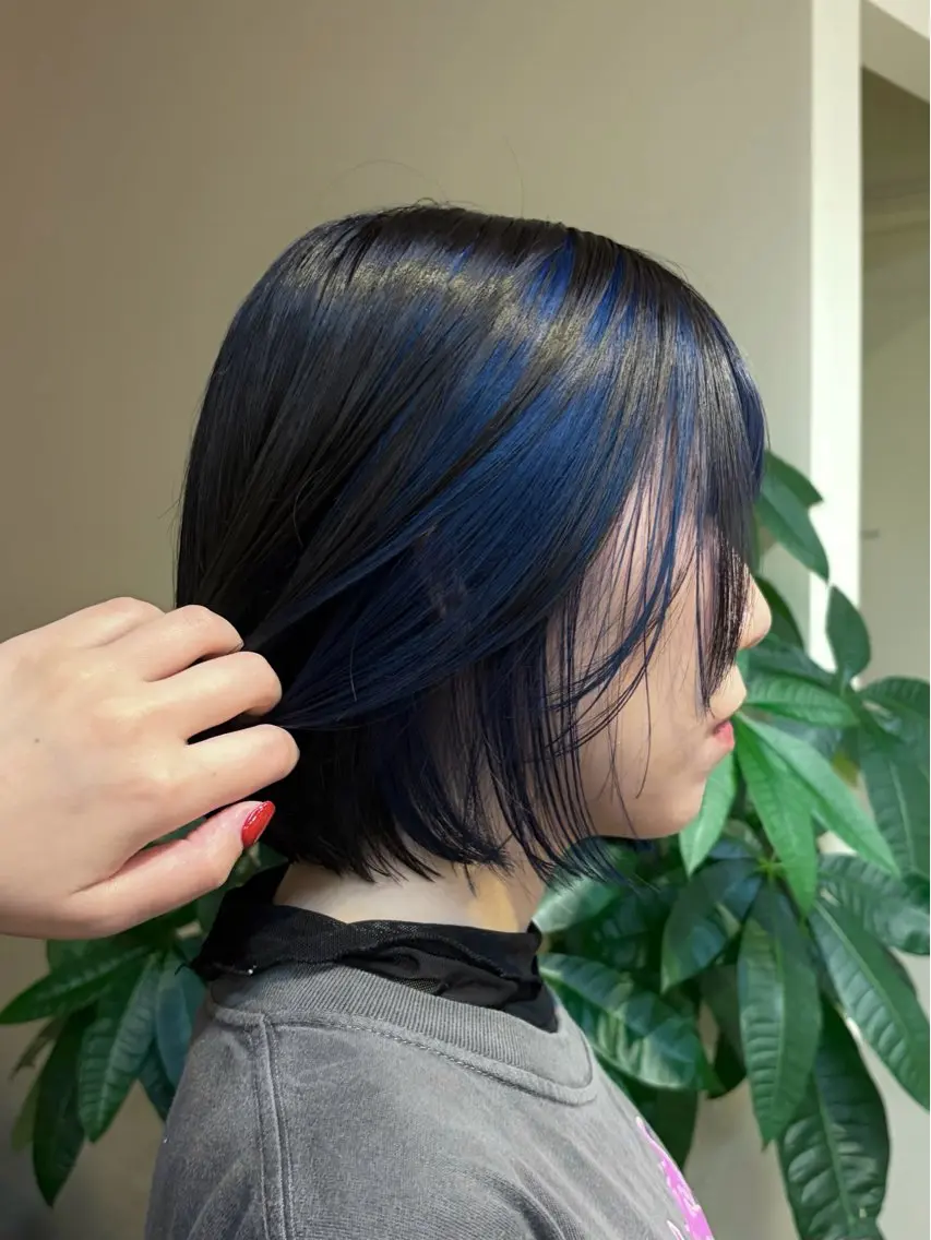 ショート カラー インナーカラー カット ヘアカラー sana/レイヤー /ボブ/透明感カラーのヘアスタイル