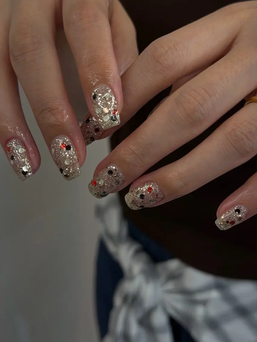 ネイル クリアネイル フットネイル ジェルネイル キラキラネイル マグネットネイル ハンドネイル ハンドケア Bana_ Nailのネイルデザイン