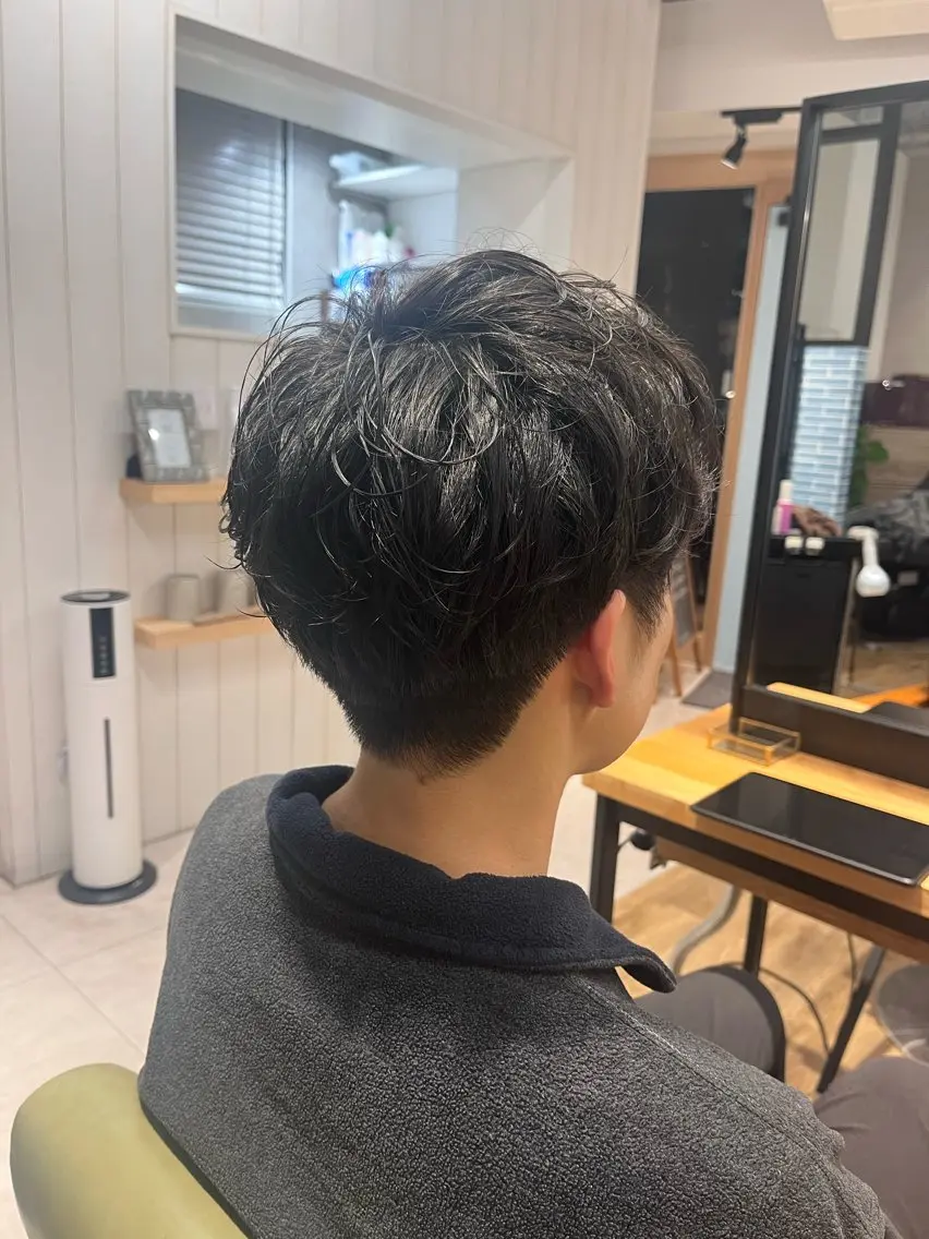 パーマ メンズ メンズパーマ 武田 綺音のヘアスタイル
