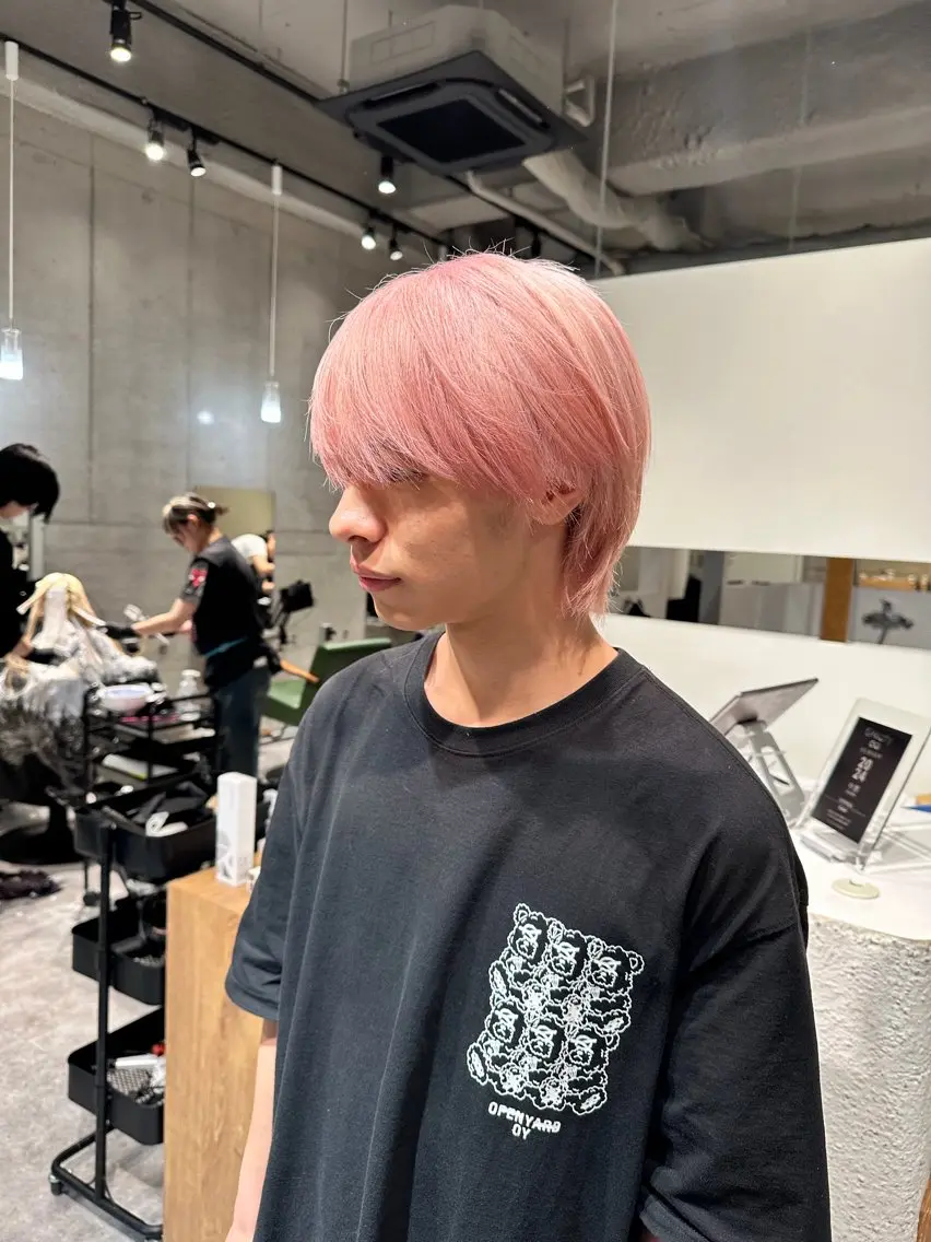 ミディアム カラー ヘアカラー 田中 優響のヘアスタイル