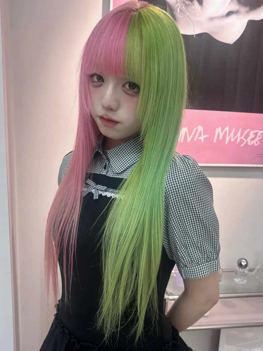 ロング ヘアカラー miteゆい カラーモデル募集のヘアスタイル