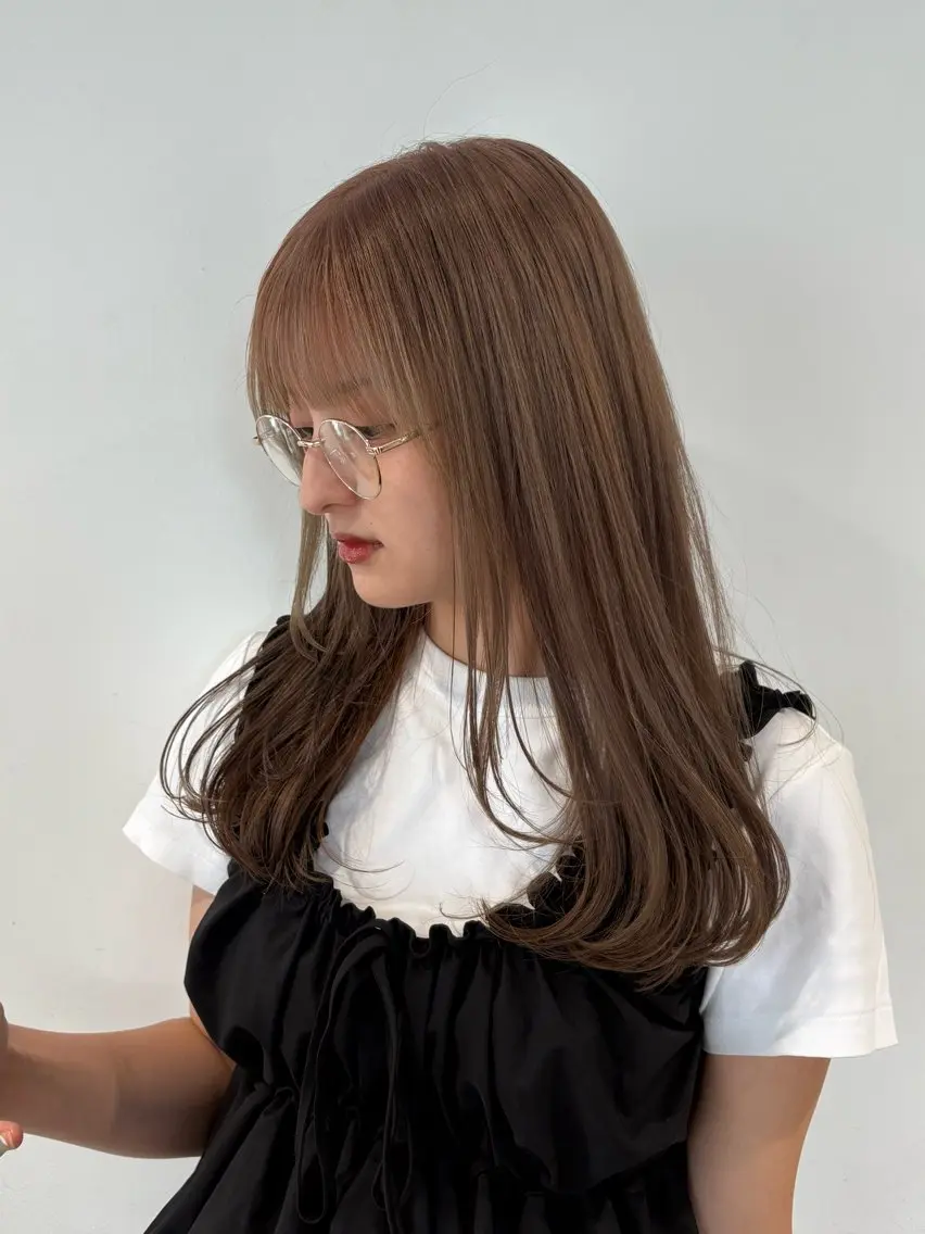 セミロング 西村 清花のヘアスタイル