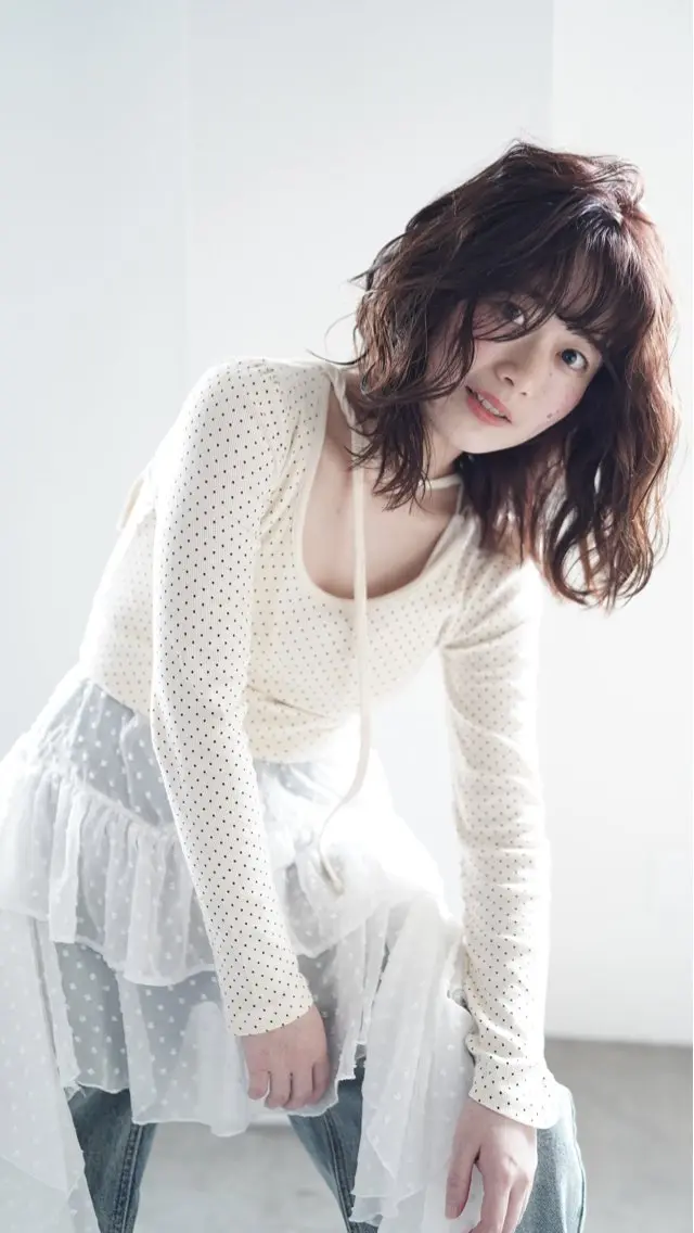 ミディアム カラー ktwo☆ ☆姫野 琳のヘアスタイル