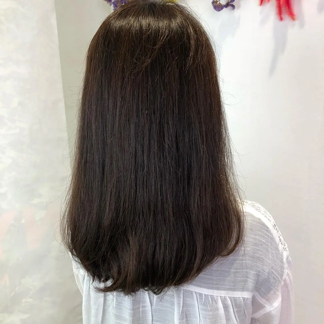 ロング 小顔レイヤー/ ベージュ🤍Rieのヘアスタイル
