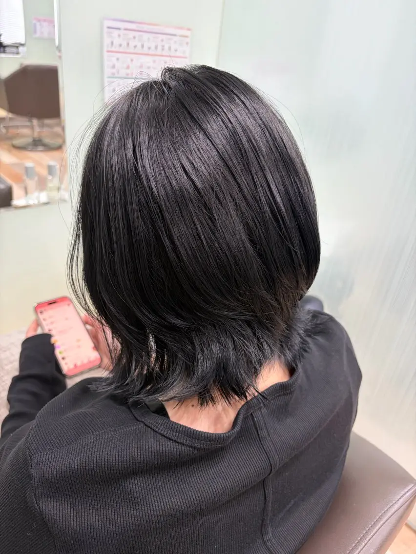 ミディアム ヘアカラー カット⚡️カラー🫧 募集中/愛海のヘアスタイル