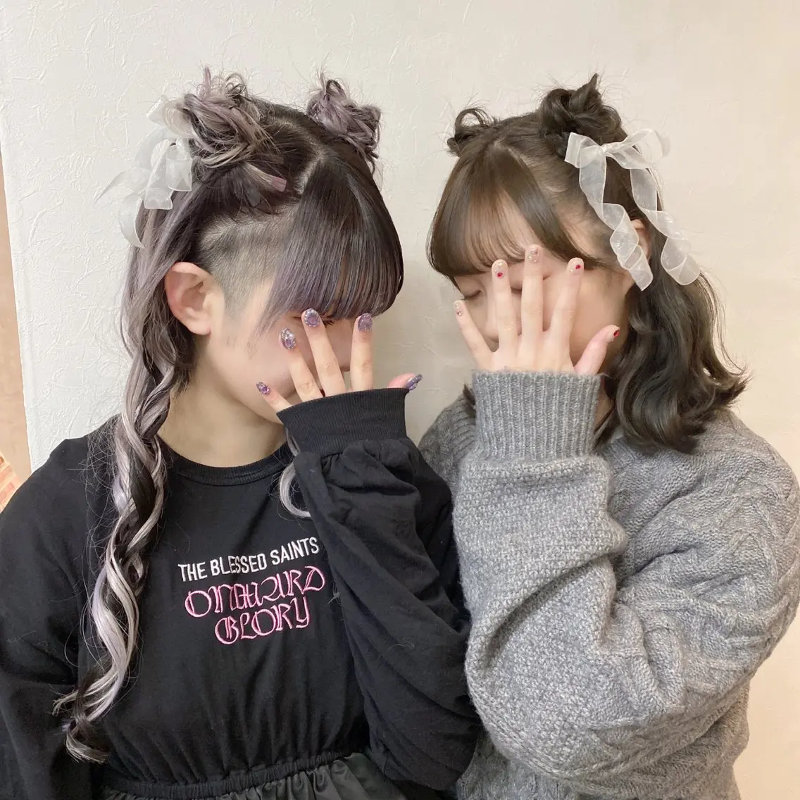 ヘアアレンジ お団子ヘア ヘアセット GLOSS 心斎橋 山上のヘアスタイル