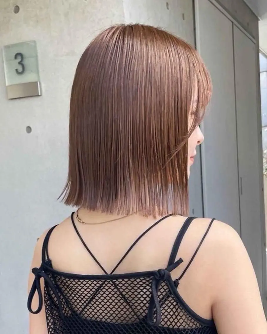 ミディアム 明津 桜空のヘアスタイル