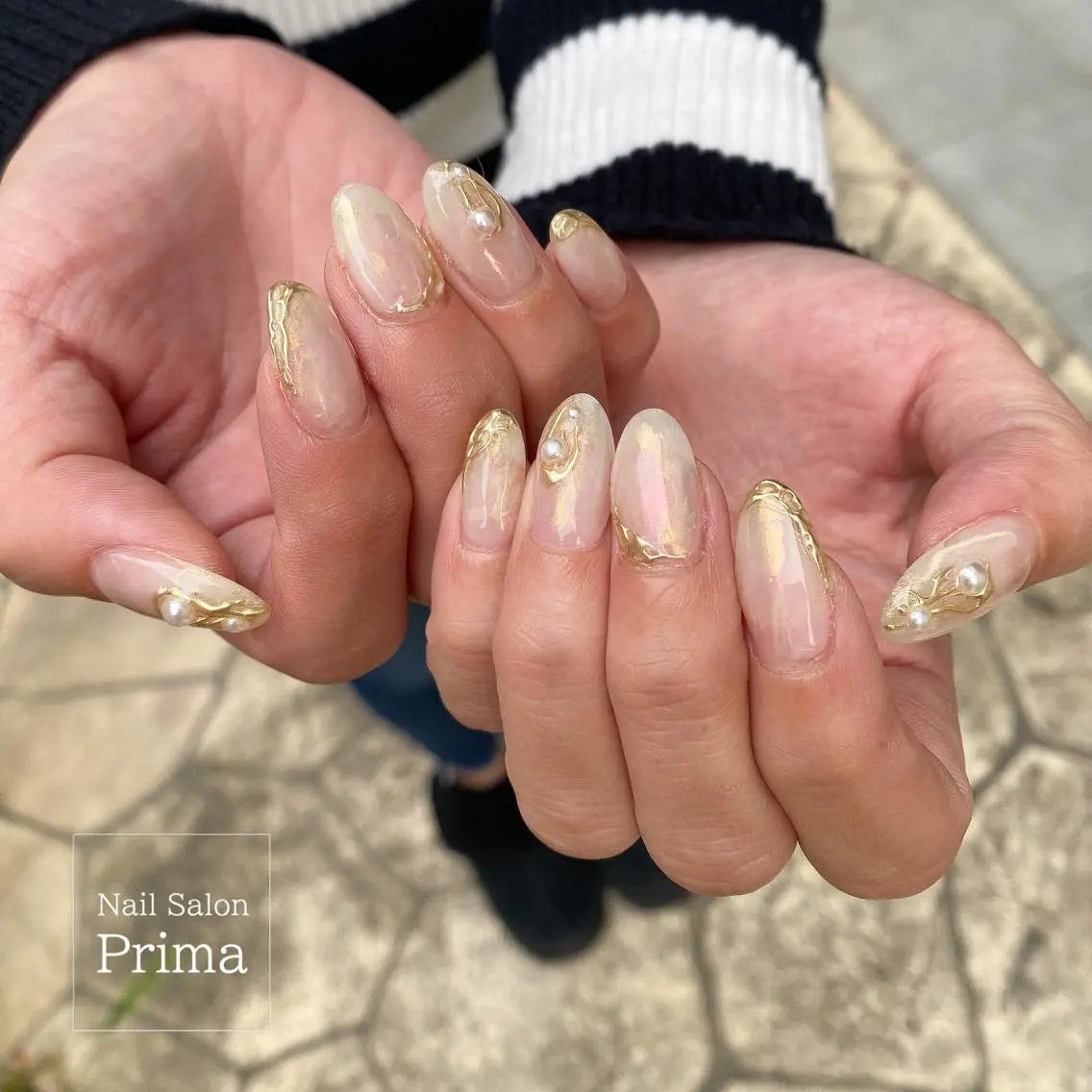 ミディアム ネイル SalonPrima 西院Nail&Eyeのネイルデザイン