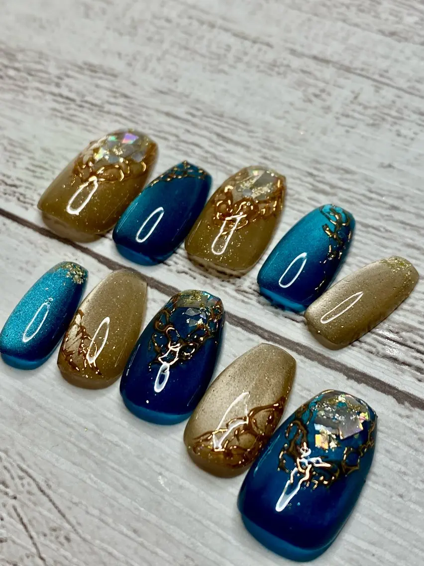ネイル マグネットネイル ニュアンスネイル ハンドネイル ✨AiNail💅 ✨高幡不動NEW ✨のネイルデザイン