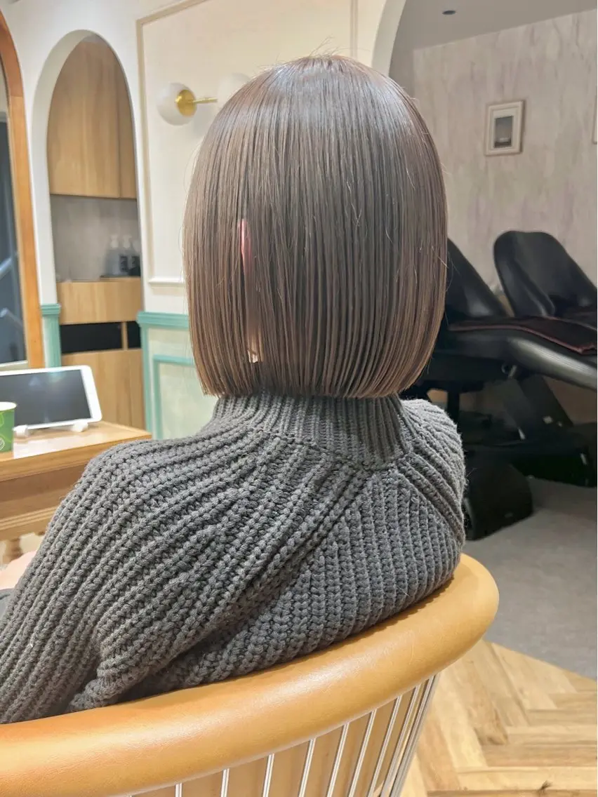 ショート カット ヘアカラー トリートメント 似合わせショート/ ボブ/乾辺真悠子のヘアスタイル
