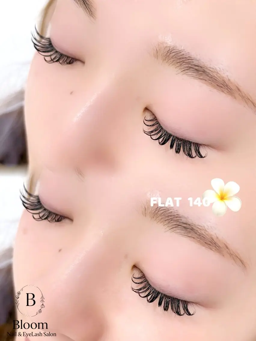 マツエク・マツパ 束感まつ毛 Dカール マツエク Bloom eyelash 三好のマツエク・マツパデザイン