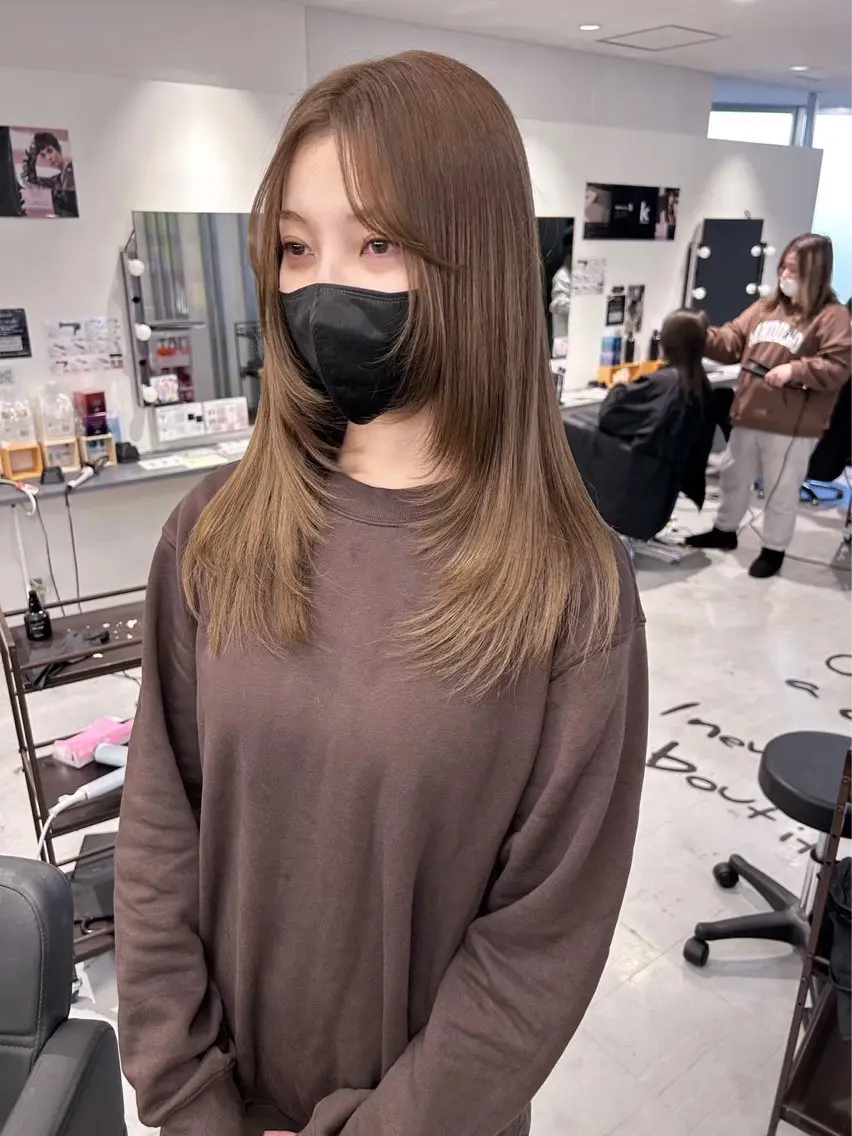 ロング レイヤーカット 髪質改善/似合わ せ/ダブルカラー盛田のヘアスタイル