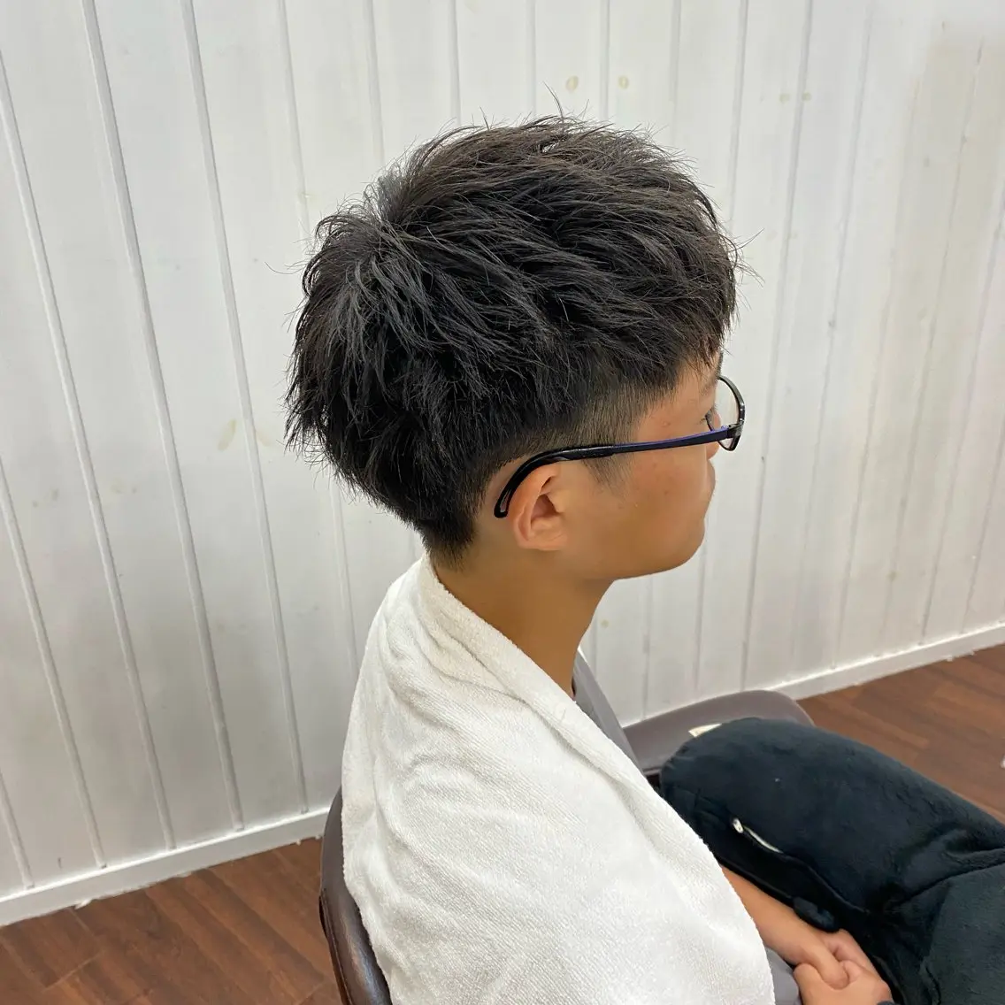 ショート メンズ 刈り上げ ショートヘア カット 藤井 拓也のヘアスタイル
