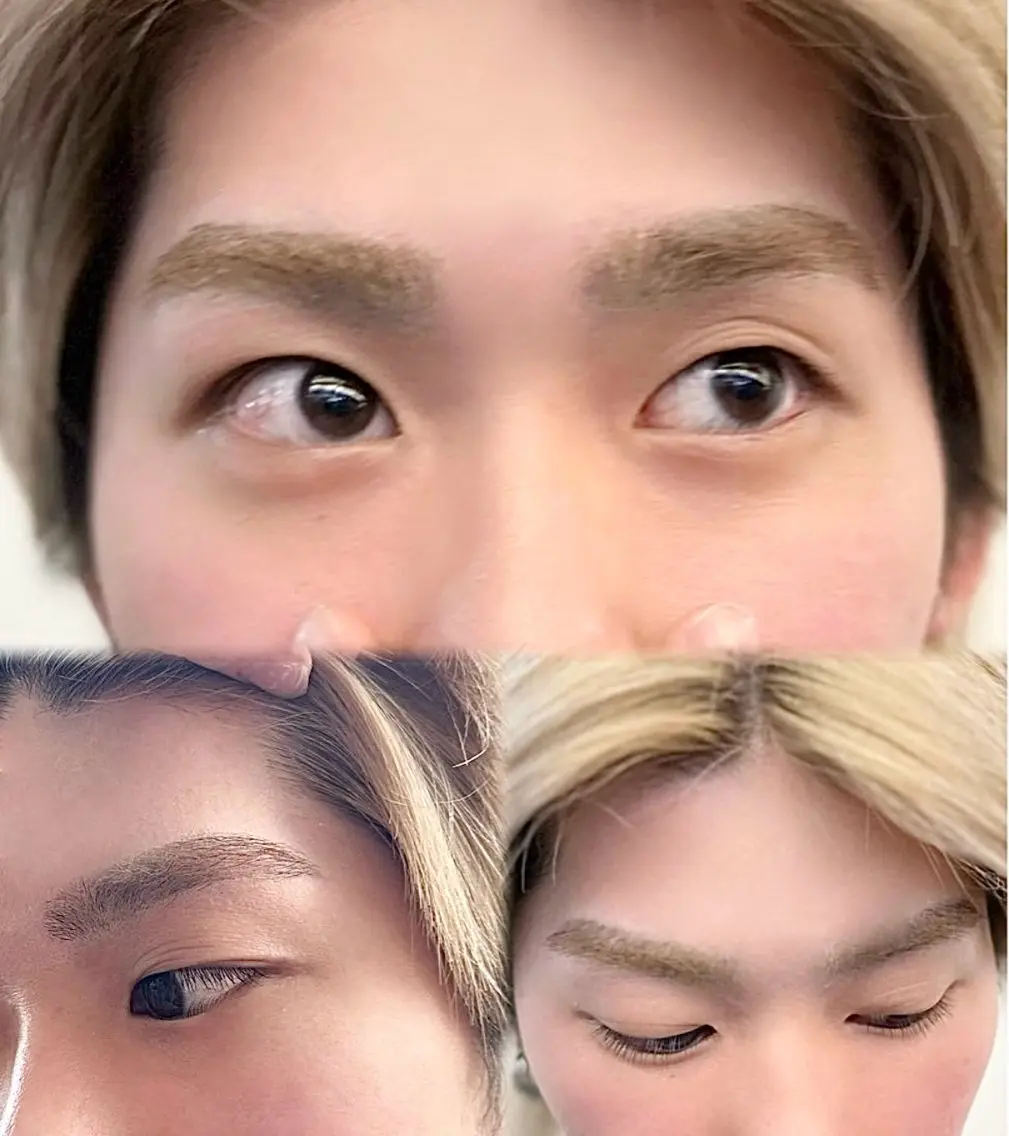アイブロウデザイン WAX+メイク仕上げ 眉脱毛の写真