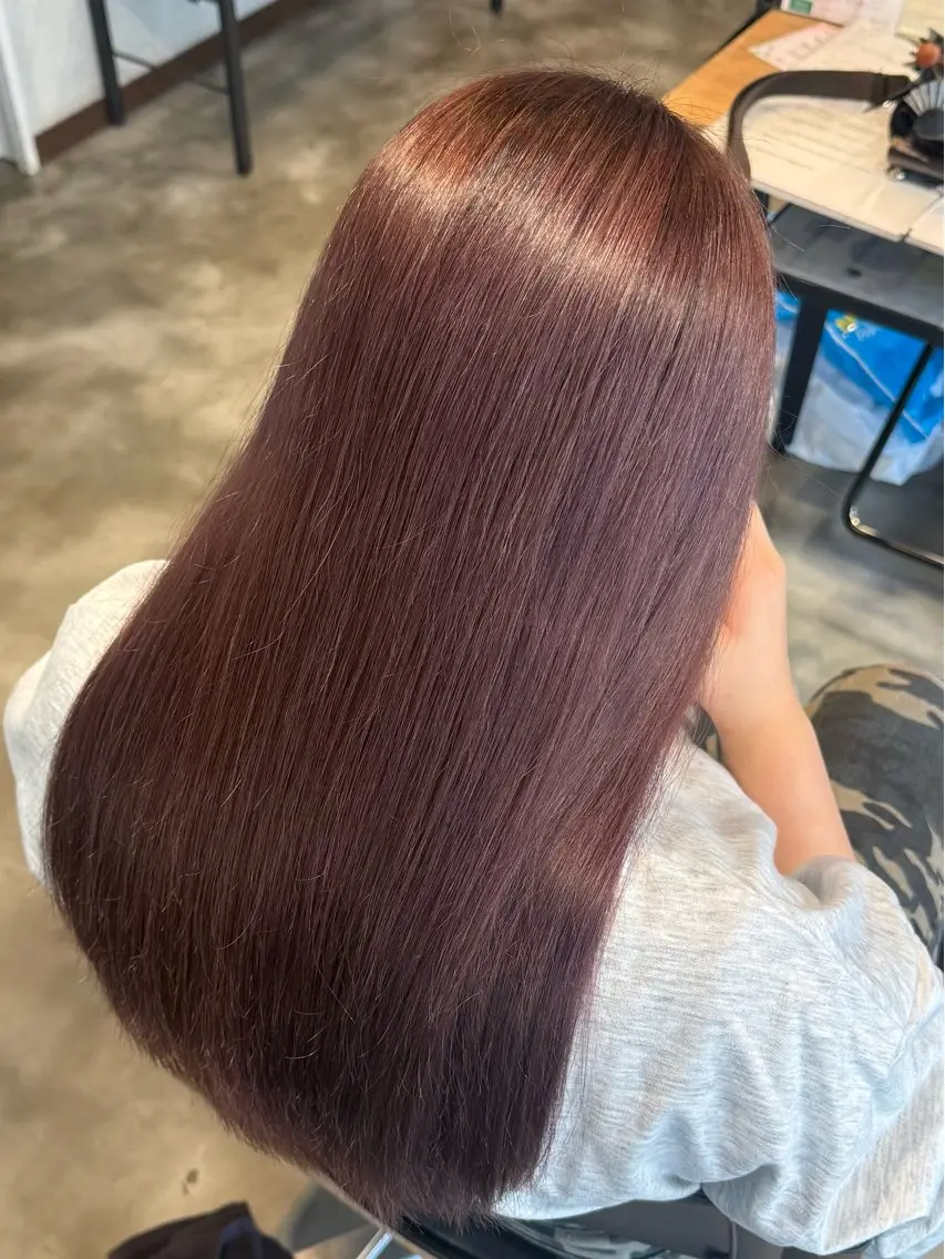 カラー ラベンダーカラー ピンクカラー ピンクラベンダー カラーモデル募集中 /江利川紫音のヘアスタイル
