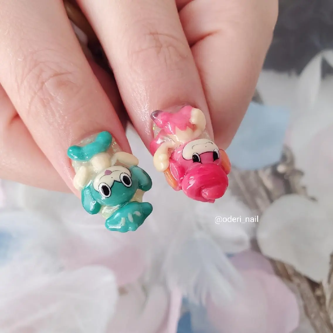 ネイル アートネイル ジェルネイル おで@ oderi_nailのネイルデザイン