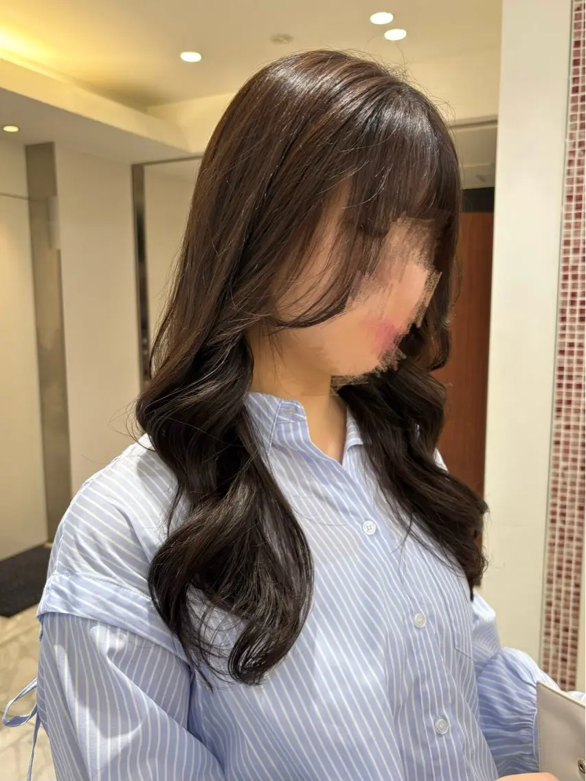 🎀コテ巻き風パーマ＋カット🎀の写真