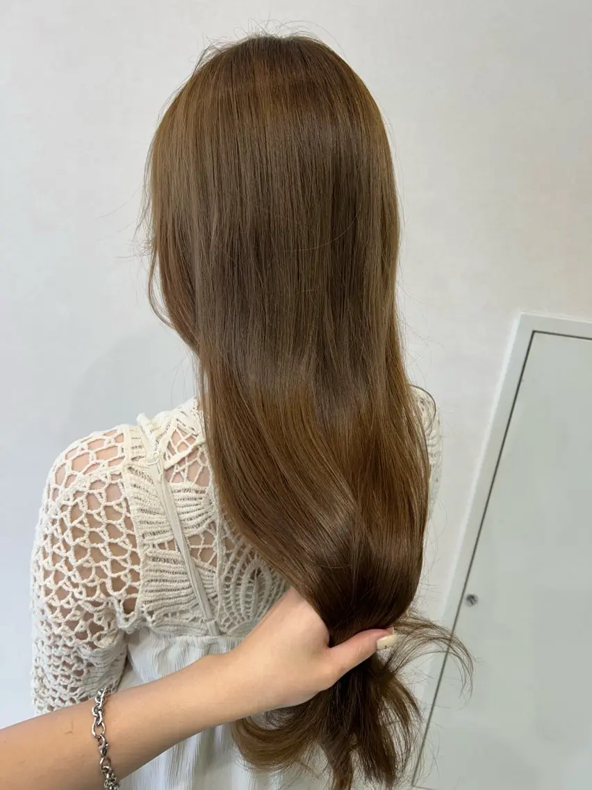 【ミニモ限定🍐】ブリーチなしwカラー👩🏼 ¥8800の写真