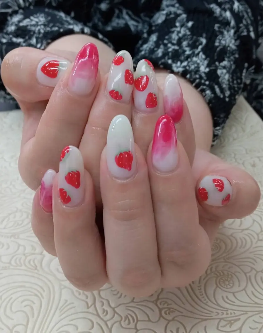 ネイル フラワーネイル precious nail roomのネイルデザイン