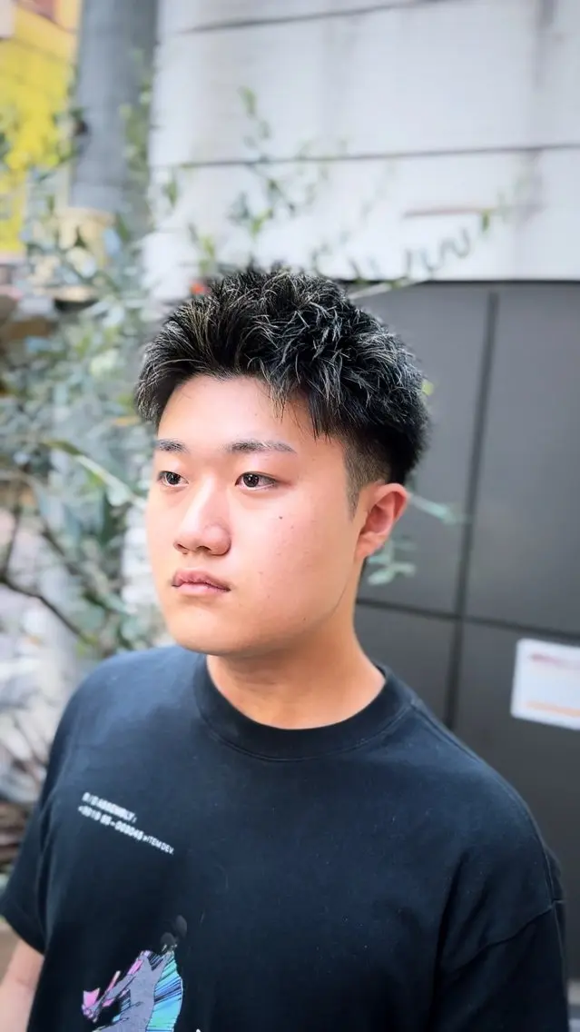 ショート パーマ メンズ カット パーマ メンズカット、パーマ 特化美容師🌀/高田の眉毛・アイブロウイメージ