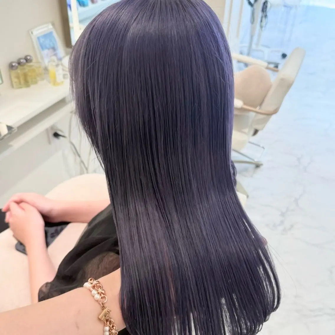 ロング カラー ヘアカラー ParveMix 楠本結菜💟のヘアスタイル