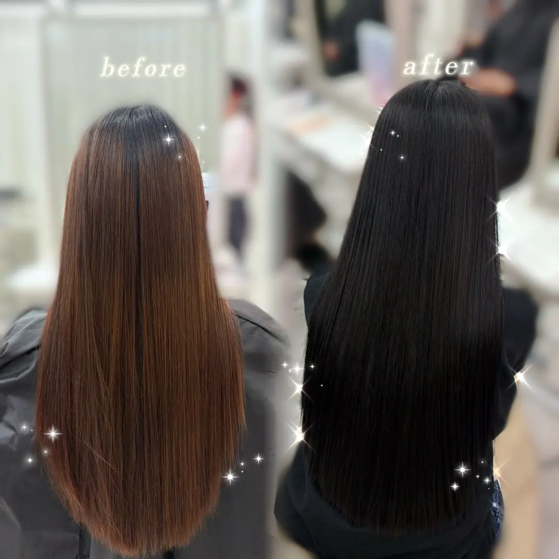 カラー 卒業式のヘアスタイル 髪質改善 縮毛矯正 ヘアカラー 縮毛矯正 トリートメント カラー・髪質改善🫧 COCO  ほのかのヘアスタイル