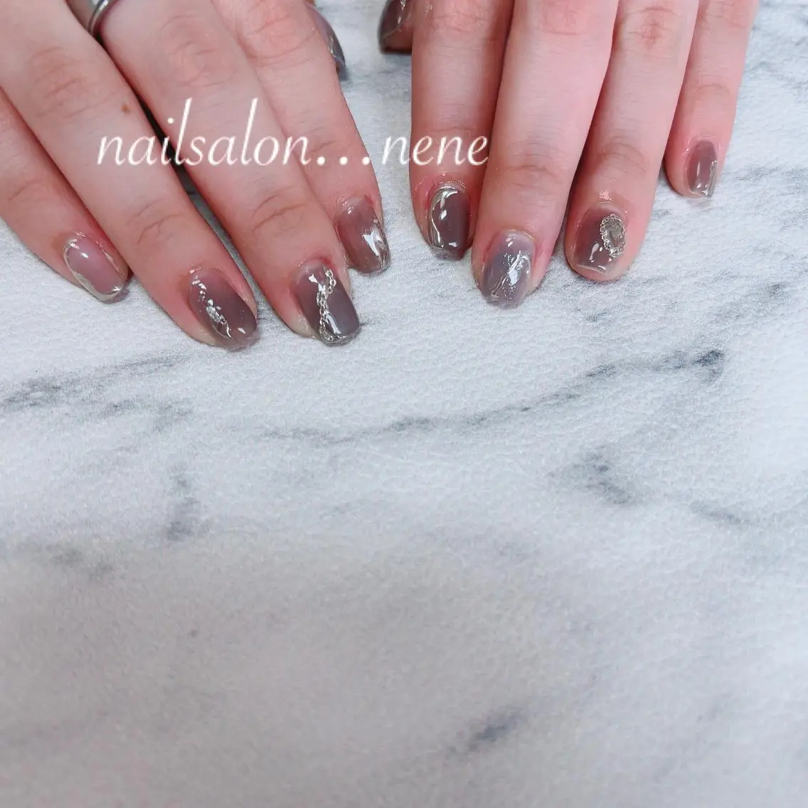 ネイル ニュアンスネイル nailsalon ...neneのネイルデザイン