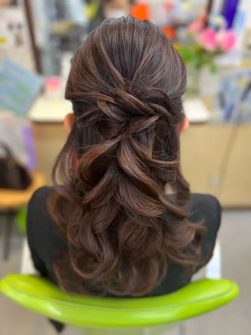 ヘアセット(ダウンスタイル)の写真