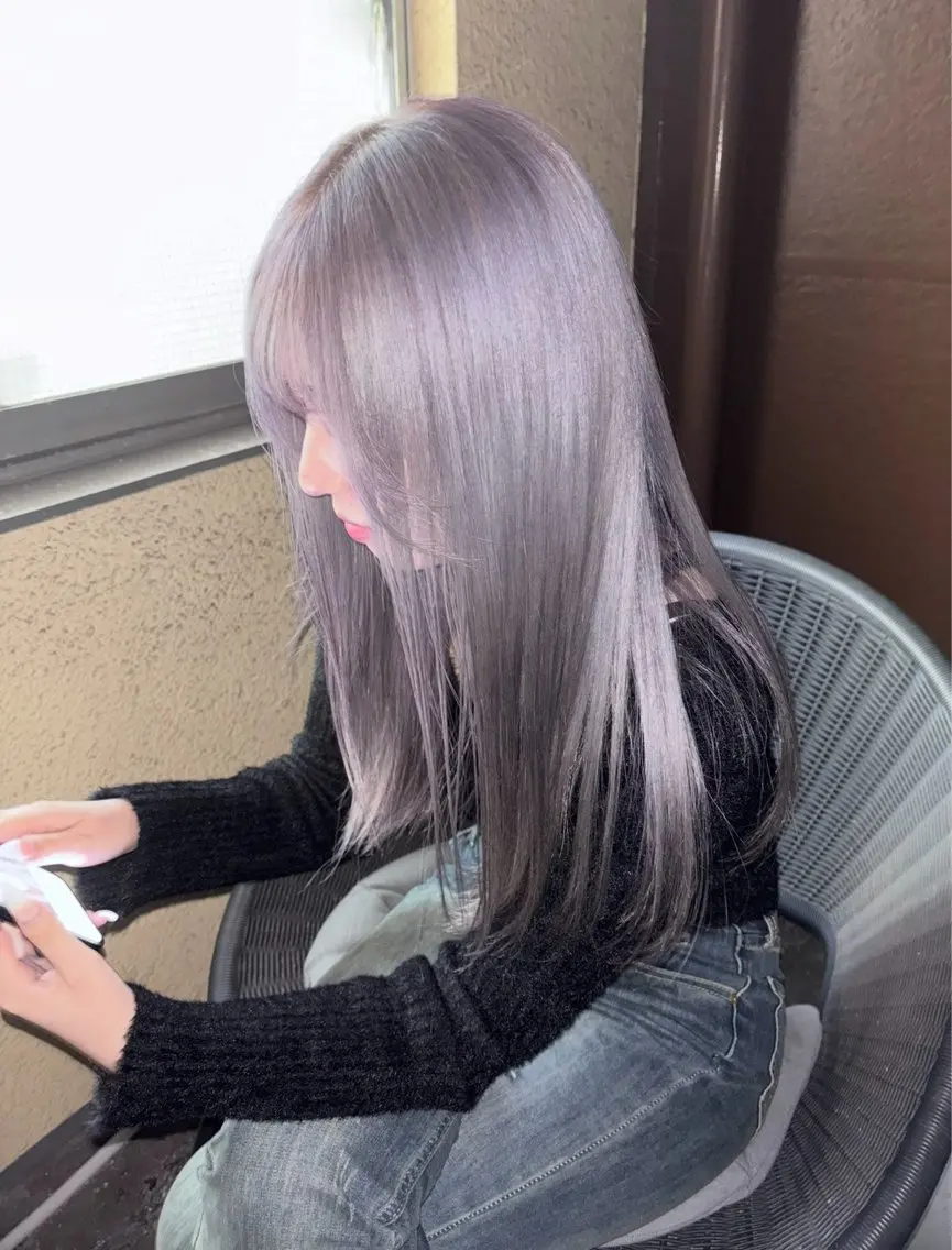 ロング エクステ/カラー SEI🎀のヘアスタイル
