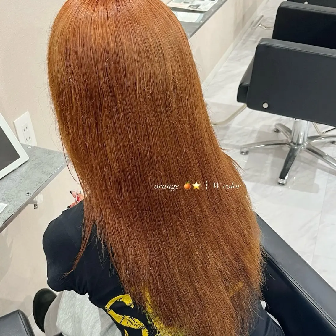 ロング カラー ヘアカラー 透明感カラー🪼🩵 𝐑𝐢𝐧のヘアスタイル