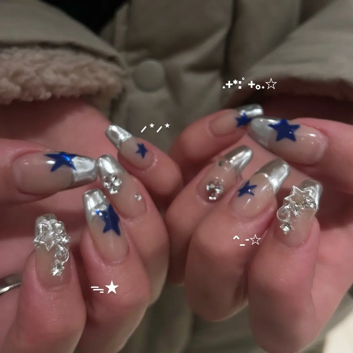 ネイル フレンチネイル ミラーネイル ハンドネイル ibuki 🎀 / アイ・ネイリストのマツエク・マツパデザイン