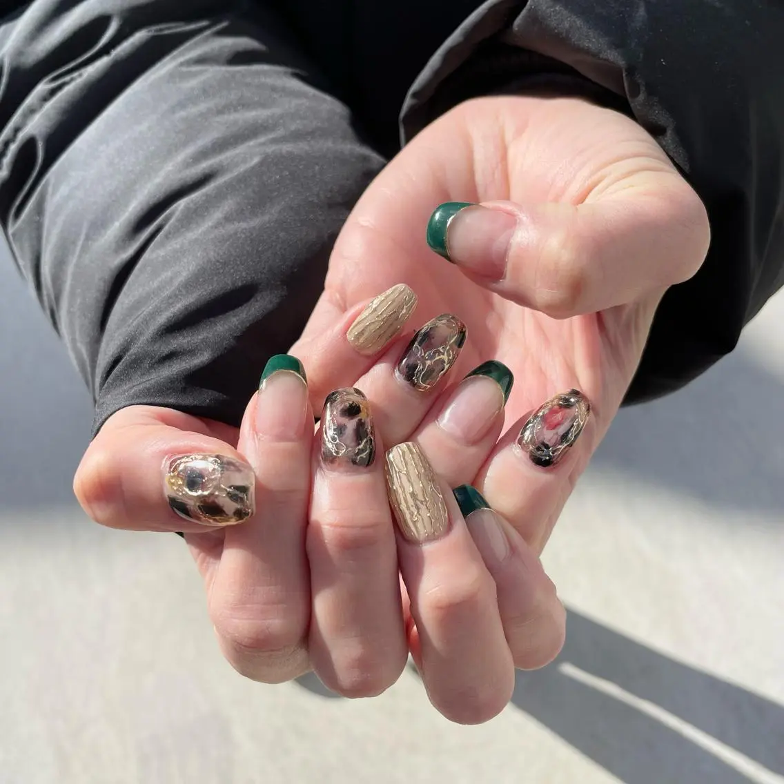 ネイル ハンドネイル Sea  nail by emaのネイルデザイン