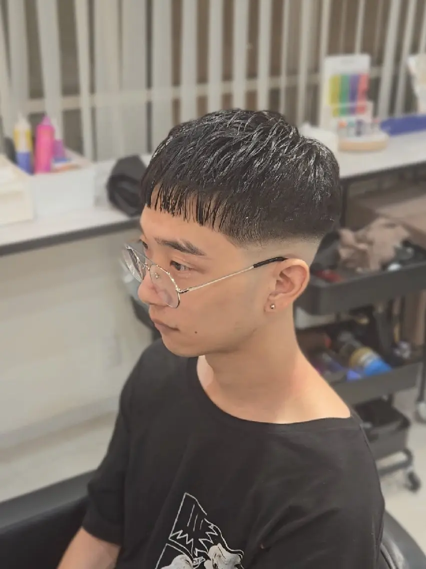 メンズ ショート メンズメッシュ カット ヘアセット LEN名古屋/パーマ 海外ヘア/メンズ特化のヘアスタイル