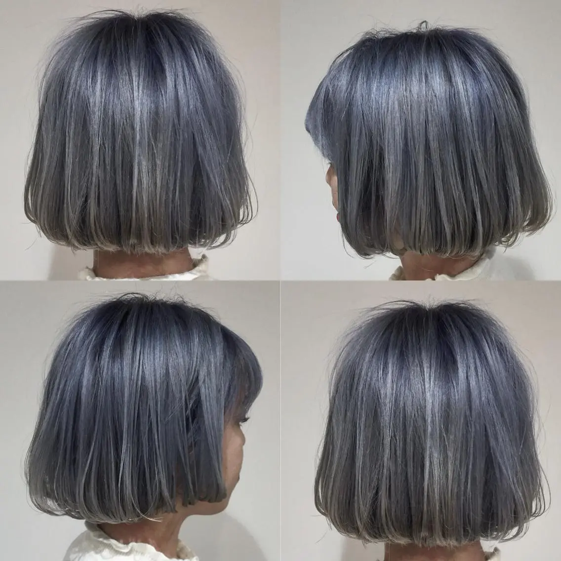 ショート カラー ブリーチ ハイライトカラー イルミナカラー ハイライト 髪質改善カラー韓国風 レイヤーtudaのヘアスタイル